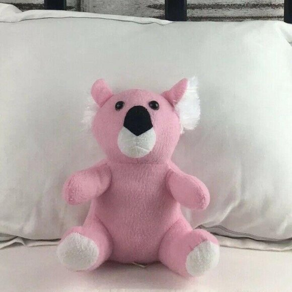 Toy Works Koala Bear Plush Stuffed Animal Toy 7" Australia Pastel Light Pink - Picture 1 of 8